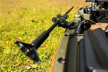 Yakattack - DoubleHeader with dual ParkNPole RotoGrips, Black