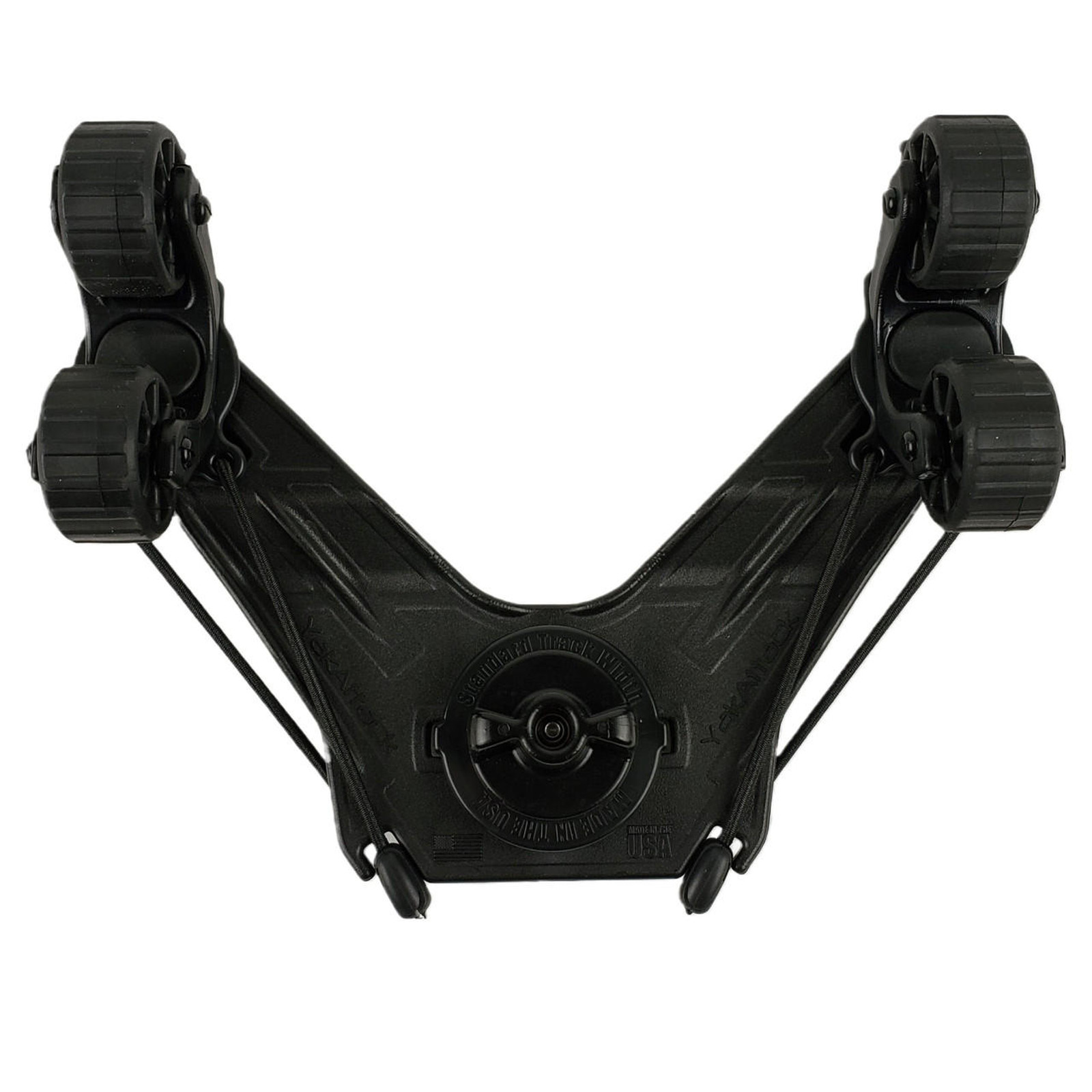 Yakattack - DoubleHeader with dual ParkNPole RotoGrips, Black - 2