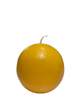 Ball light Yellow 10cm Matt