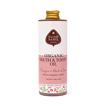 Ekologisk tandolja, drakblod och salvia Eliah Sahil 100 ml