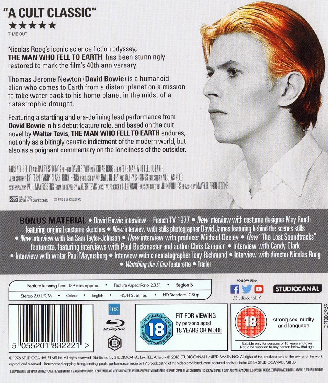 Man Who Fell to Earth (ej svensk text) (Blu-ray) - 2
