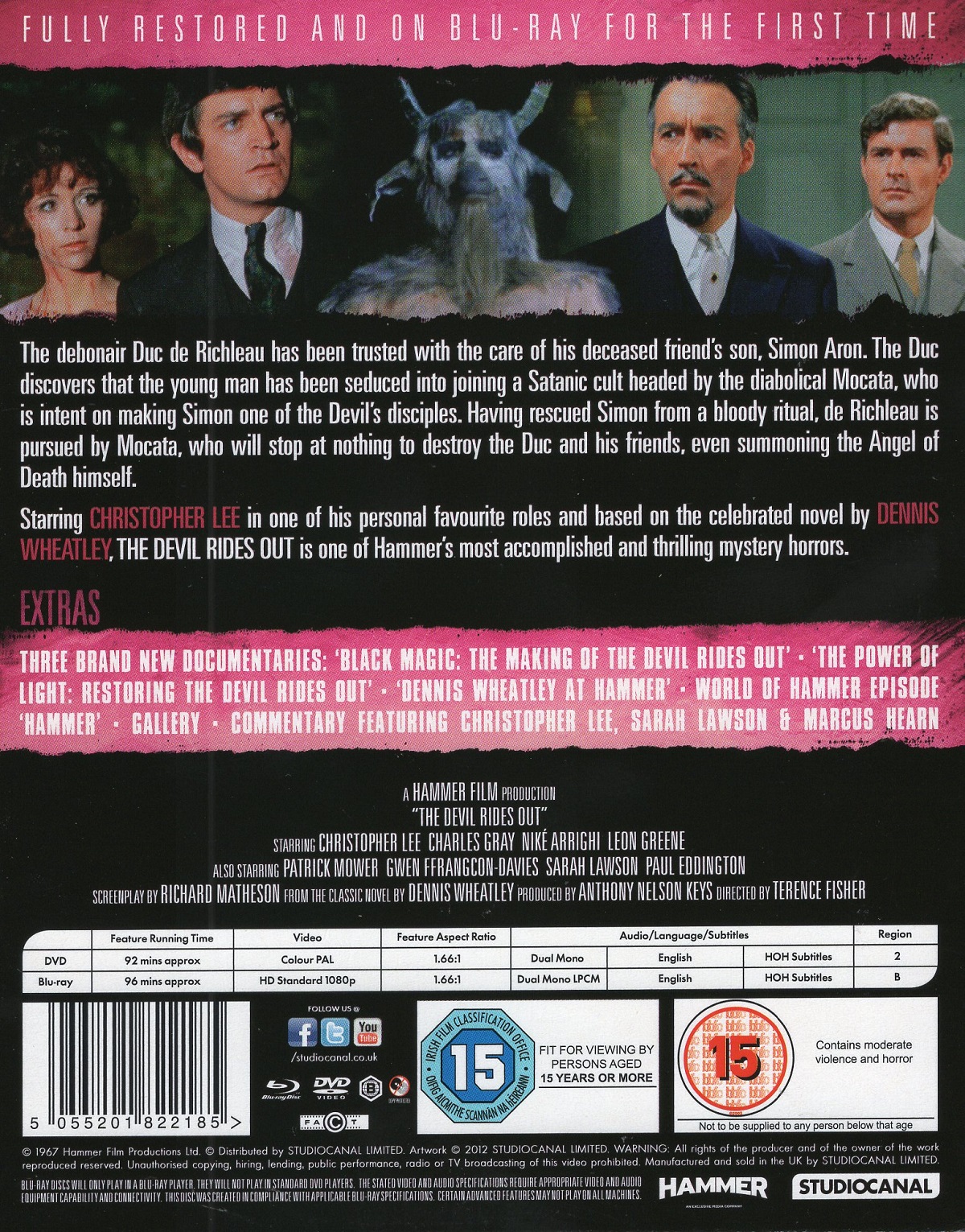 The Devil Rides Out (ej svensk text) (Blu-ray + DVD) - 2