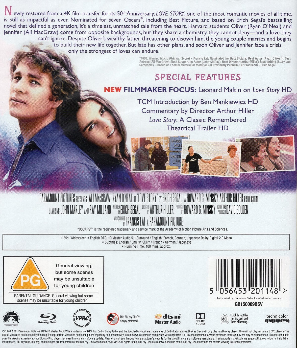 Love Story (ej svensk text) (Blu-ray) - 2