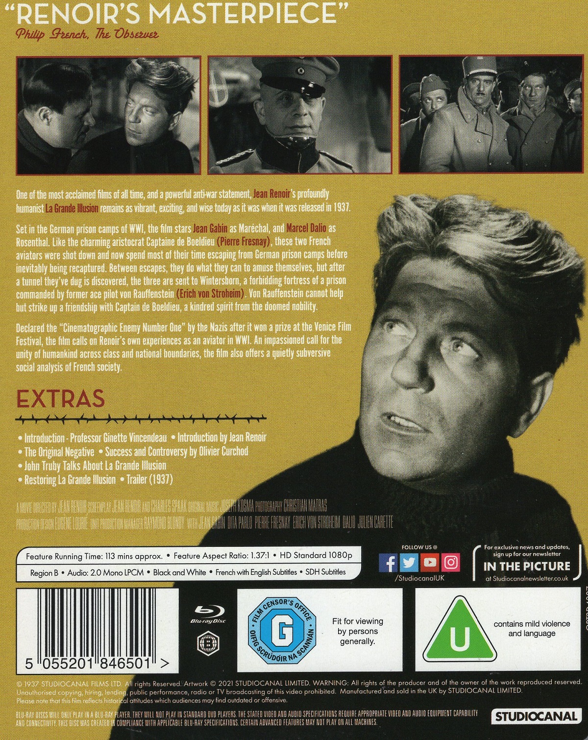 La Grande Illusion (ej svensk text) (Blu-ray) - 2