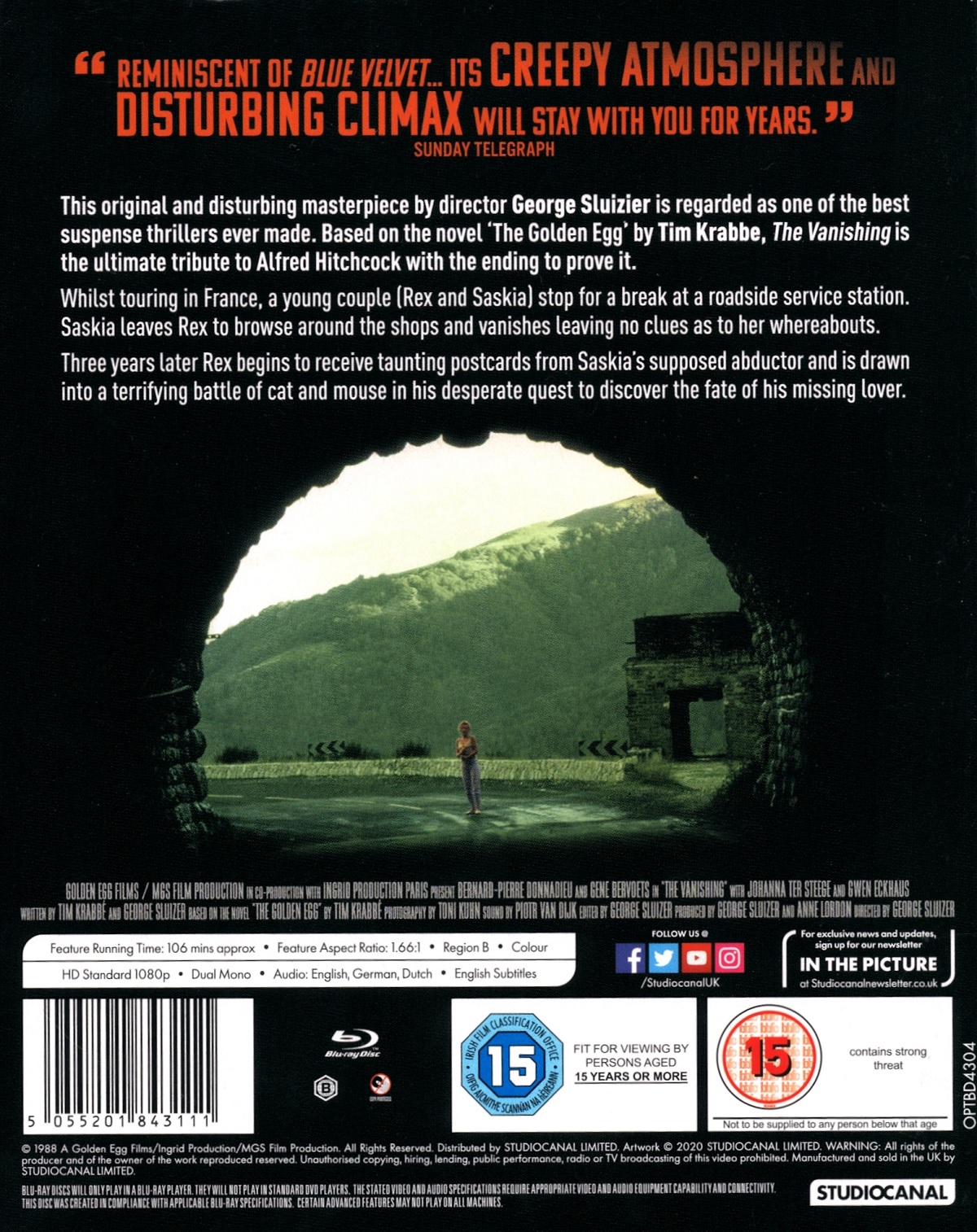 The Vanishing (ej svensk text) (Blu-ray) - 2