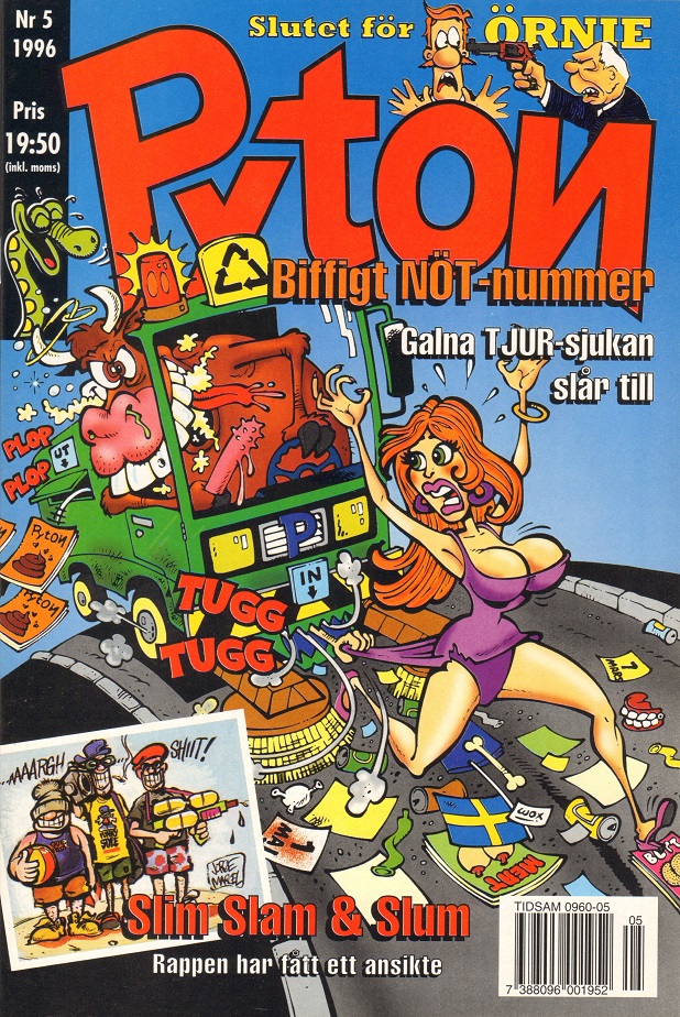 Pyton nr 5 1996, Slutet för Örnie