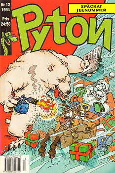 Pyton nr 12 1994, Tintin parodi - Jesu födelse, Späckat julnummer!