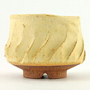 Isak Isaksson (2000s) Unique Chawan Bowl with Yellow Glaze 10 cm  #18