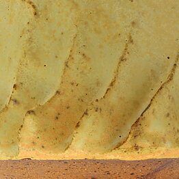 Isak Isaksson (2000s) Unique Chawan Bowl with Yellow Glaze 10 cm  #18
