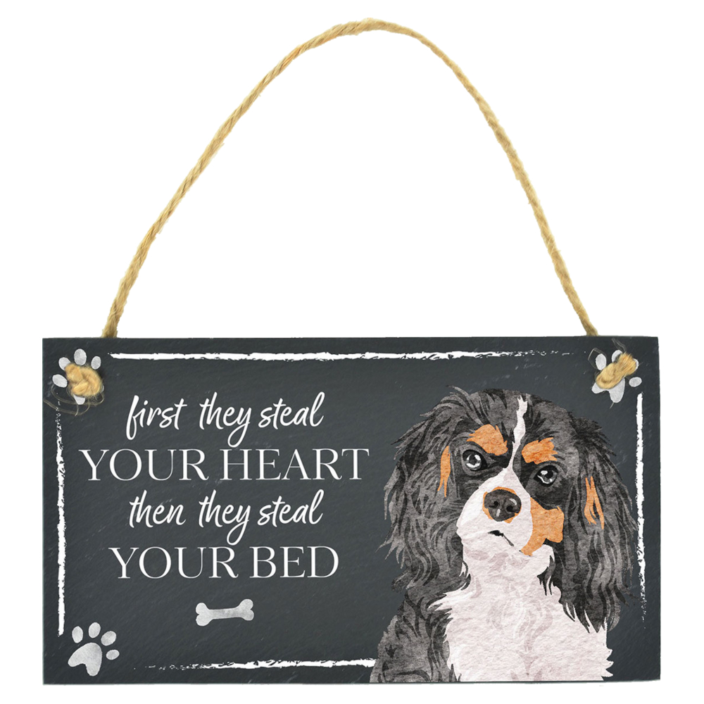 Slate Sign Vivid Squid King Charles Spaniel