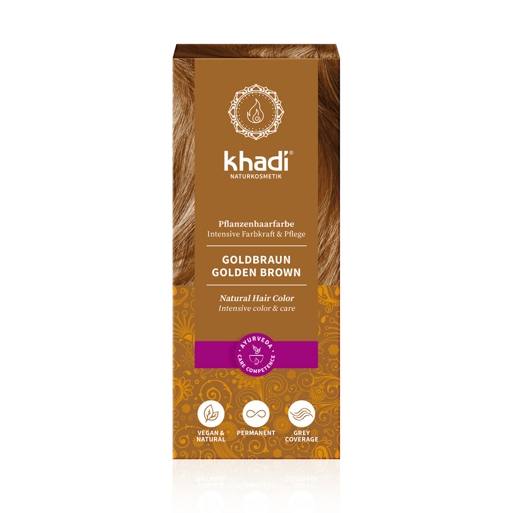 KHADI Golden Brown Gyllenebrun 100 g FP4