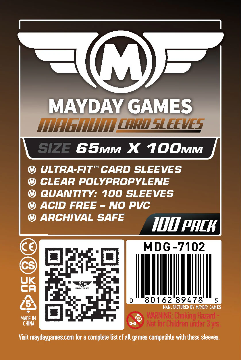 7 Wonders" Compatible Game Card Sleeves Magnum Ultra-Fit (65x100mm)