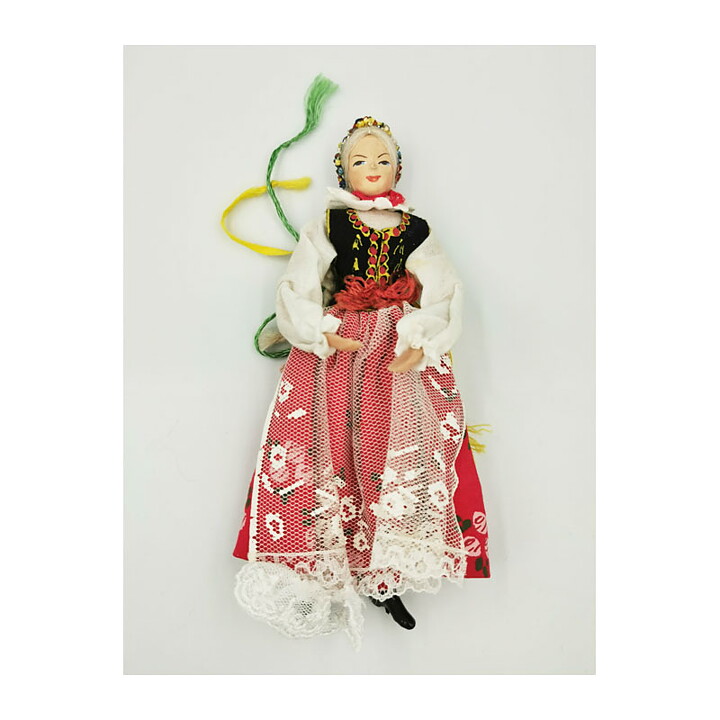 Toys Second Hand Vintage Polish Folk Costume Doll 1960s - 1970s
