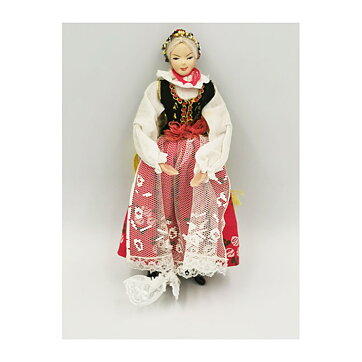 Legetøj Second Hand Vintage Polish Folk Costume Doll 1960'erne - 1970'erne