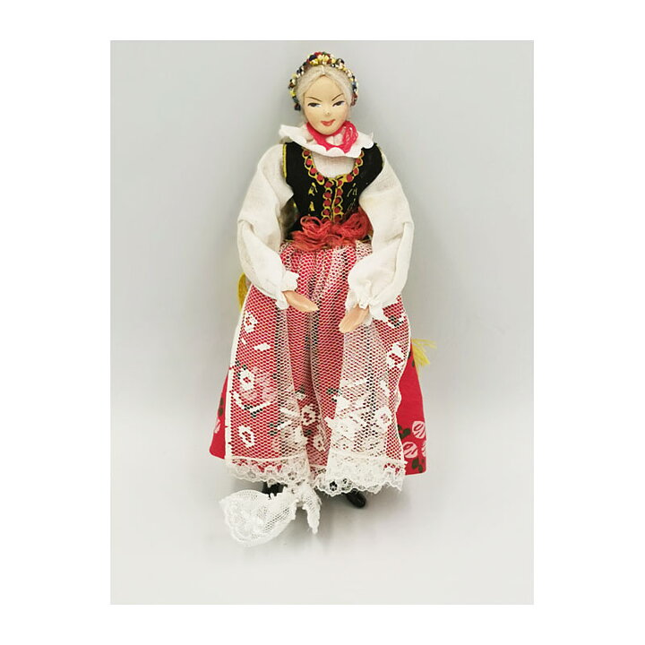 Legetøj Second Hand Vintage Polish Folk Costume Doll 1960'erne - 1970'erne