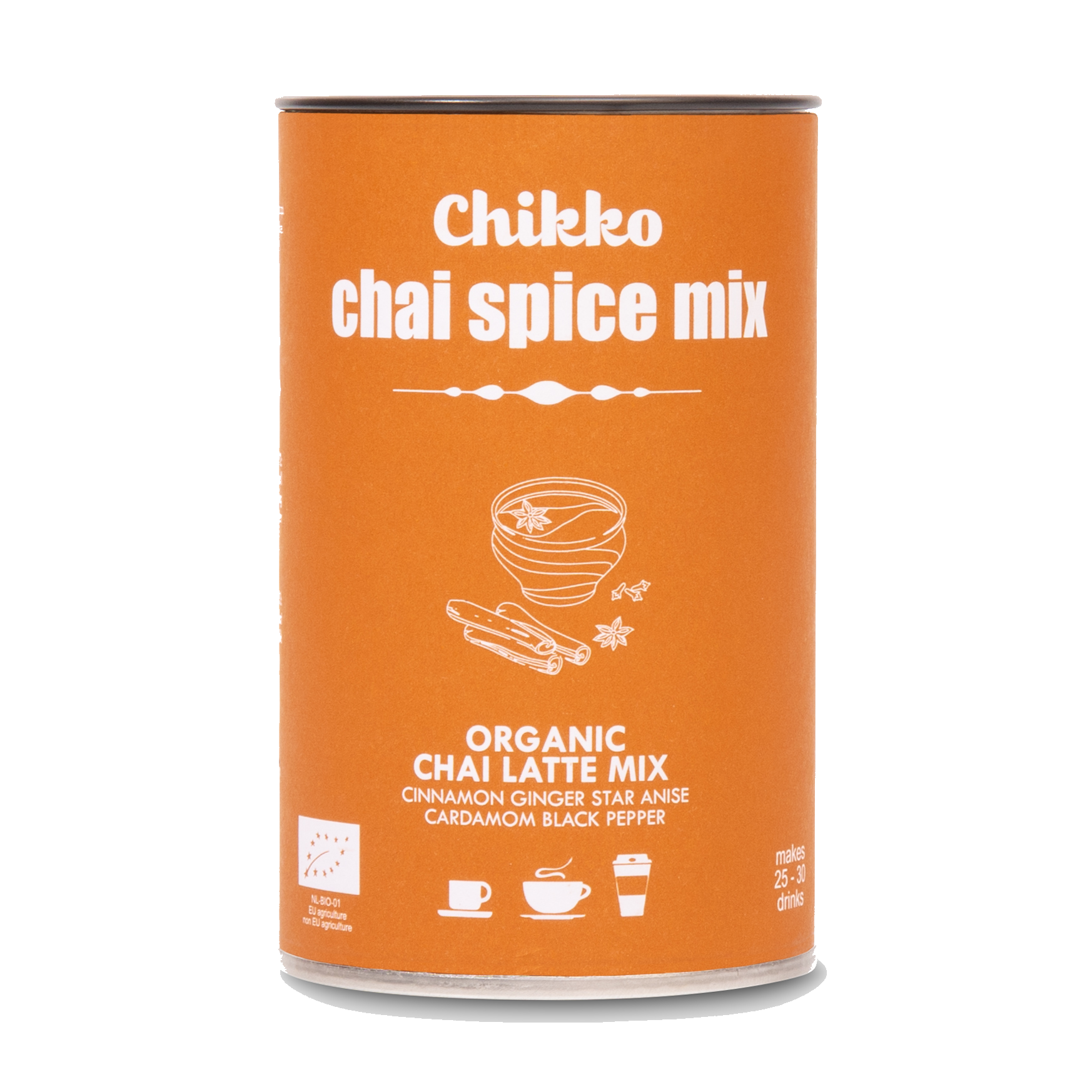 Chikko Not Coffee Chai Spice Mix - 130g BIO