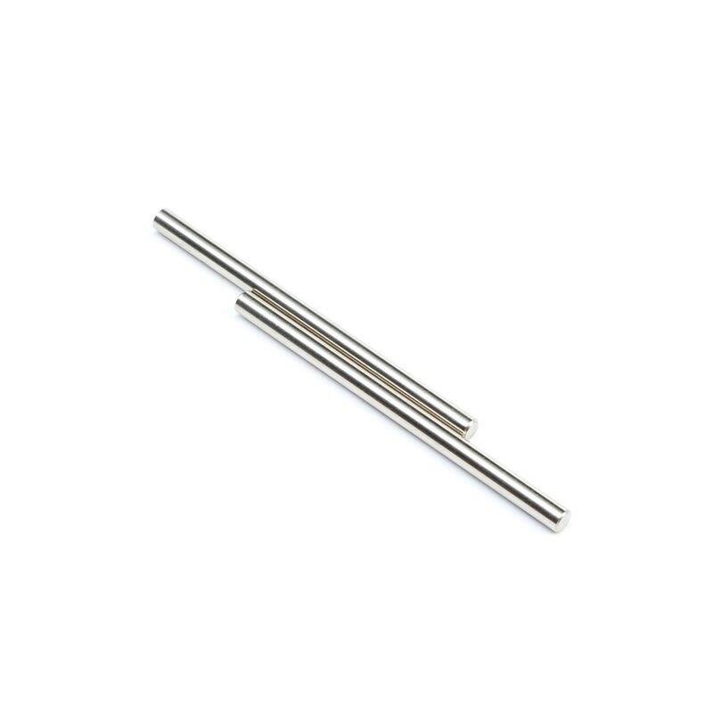 TLR Hinge Pins 4 x 66mm Electro Nickel (2): 8X, 8XE