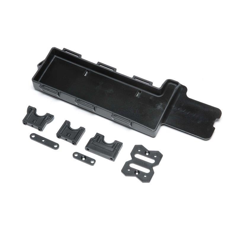 TLR Battery Tray Center Diff Mount: 8XT