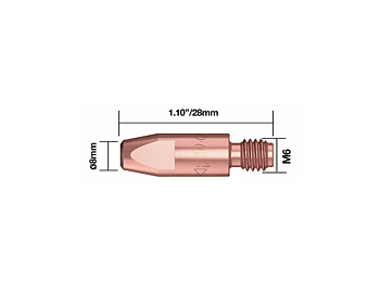 KONTAKTRÖR M6 1,2MM/28MM CRZR 10 ST PARWELD