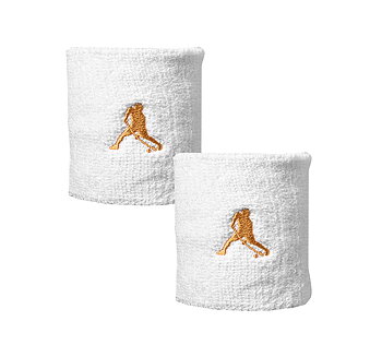 Fat Pipe Wristband Ace white / gold 2-pack