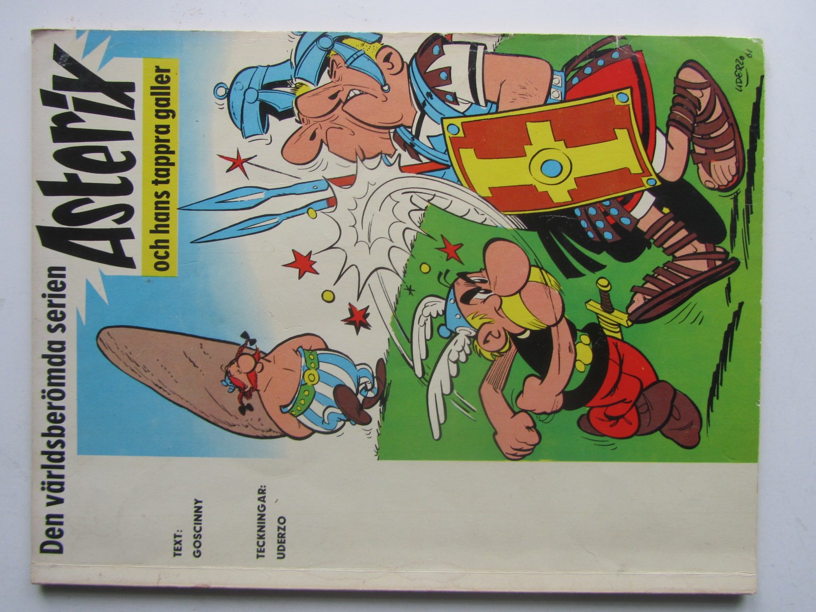 Asterix 01 Asterix och hans tappra galler 2:a upplagan Vg