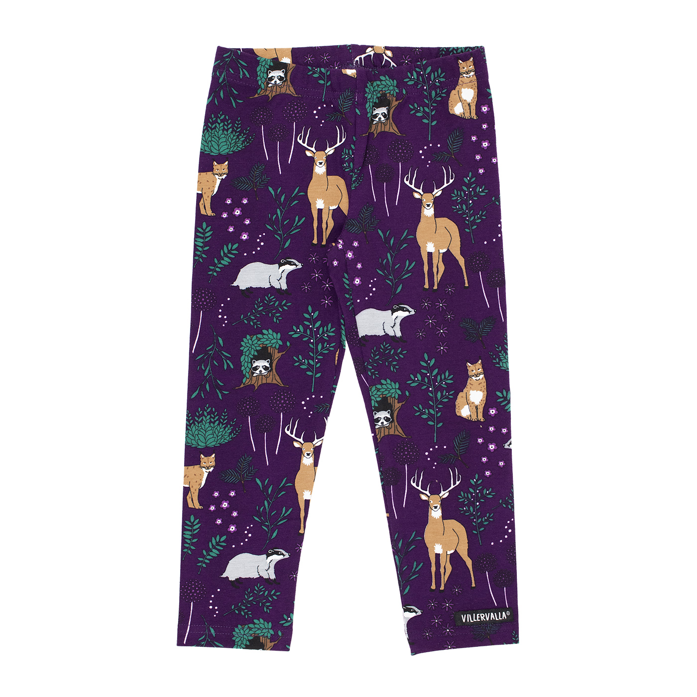 leggings WINTER FOREST GRAPE