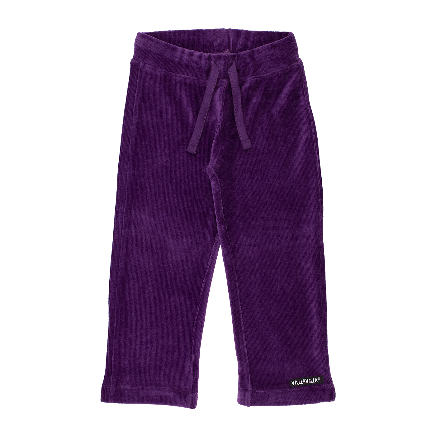 trousers RIB VELOUR GRAPE