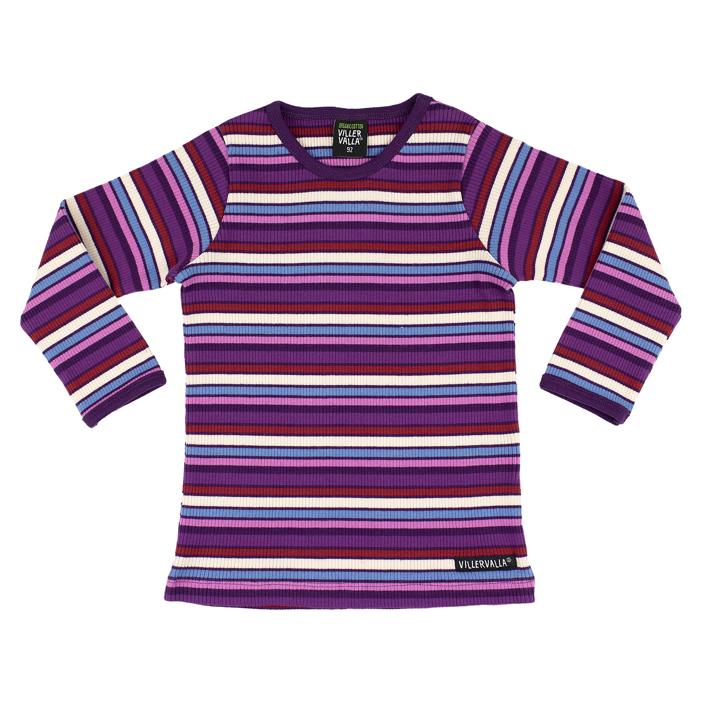 t-shirt RIB STRIPES GRAPE