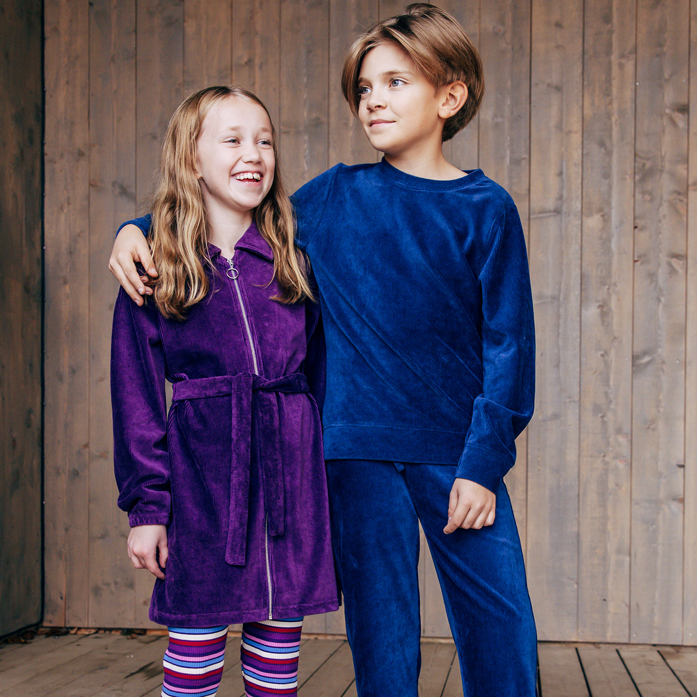 leggings RIB STRIPES GRAPE - 2