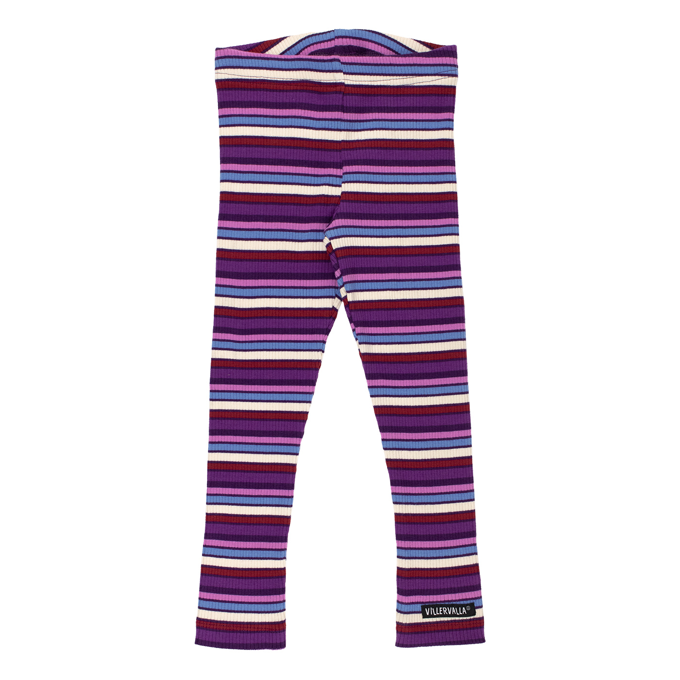 leggings RIB STRIPES GRAPE