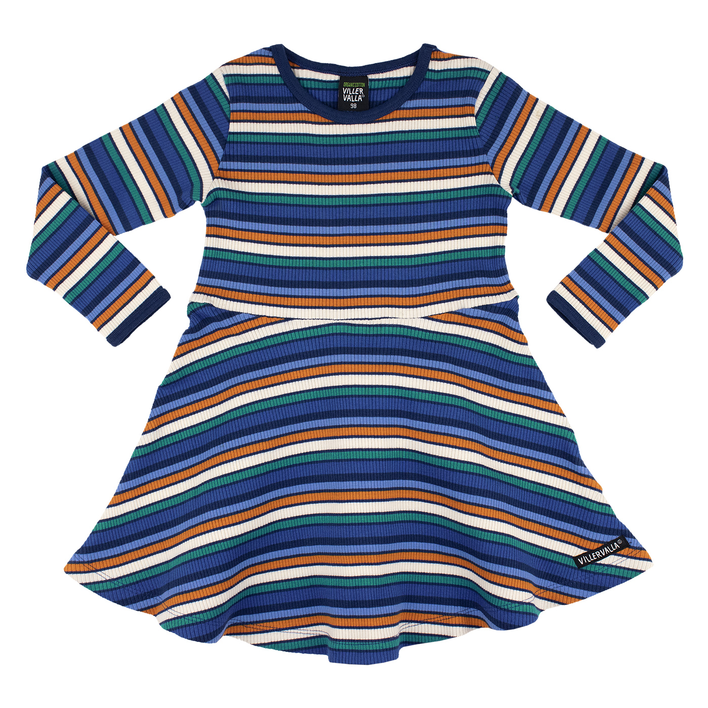 klänning RIB STRIPES PACIFIC