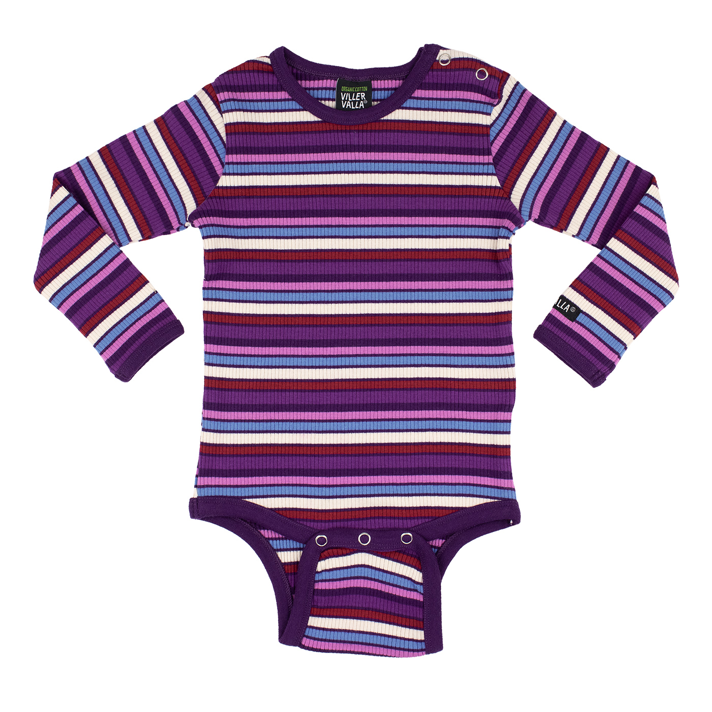 body RIB STRIPES GRAPE