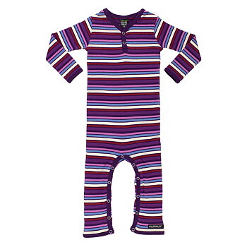 bodysuit RIB STRIPES GRAPE