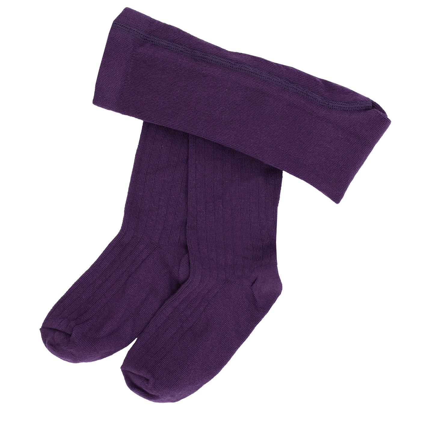 rib pantyhose GRAPE
