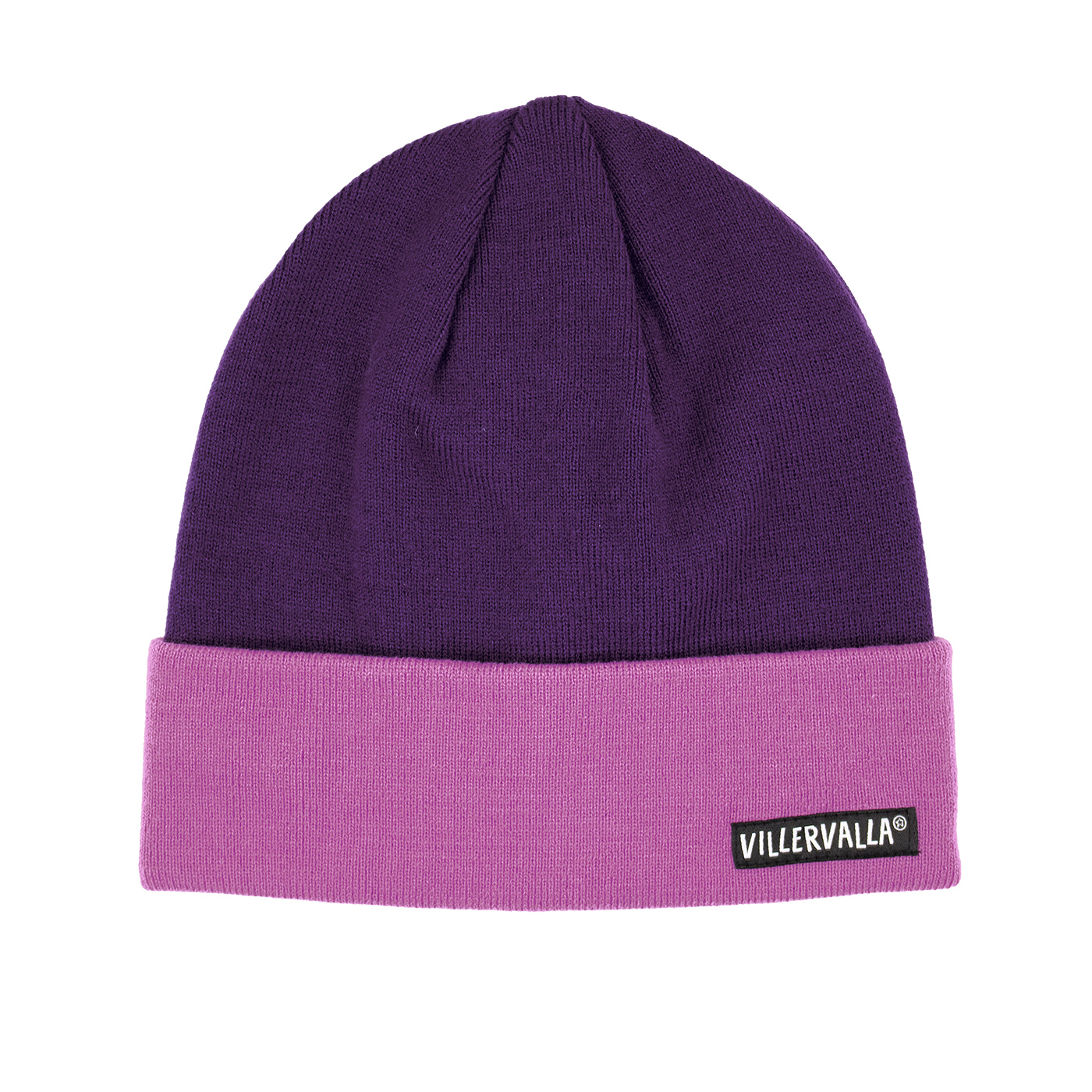 stickad mössa GRAPE/MAGNOLIA
