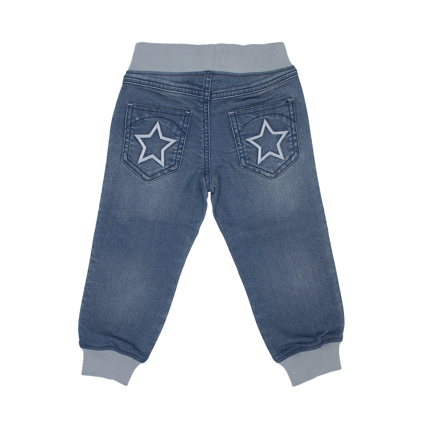 jeans with cuff STRETCH DENIM INDIGO WASH/FOSSIL - 2
