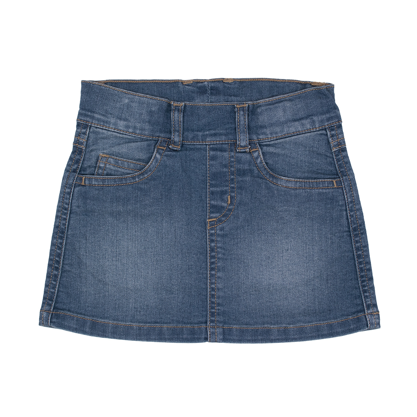 skirt STRETCH DENIM INDIGO WASH