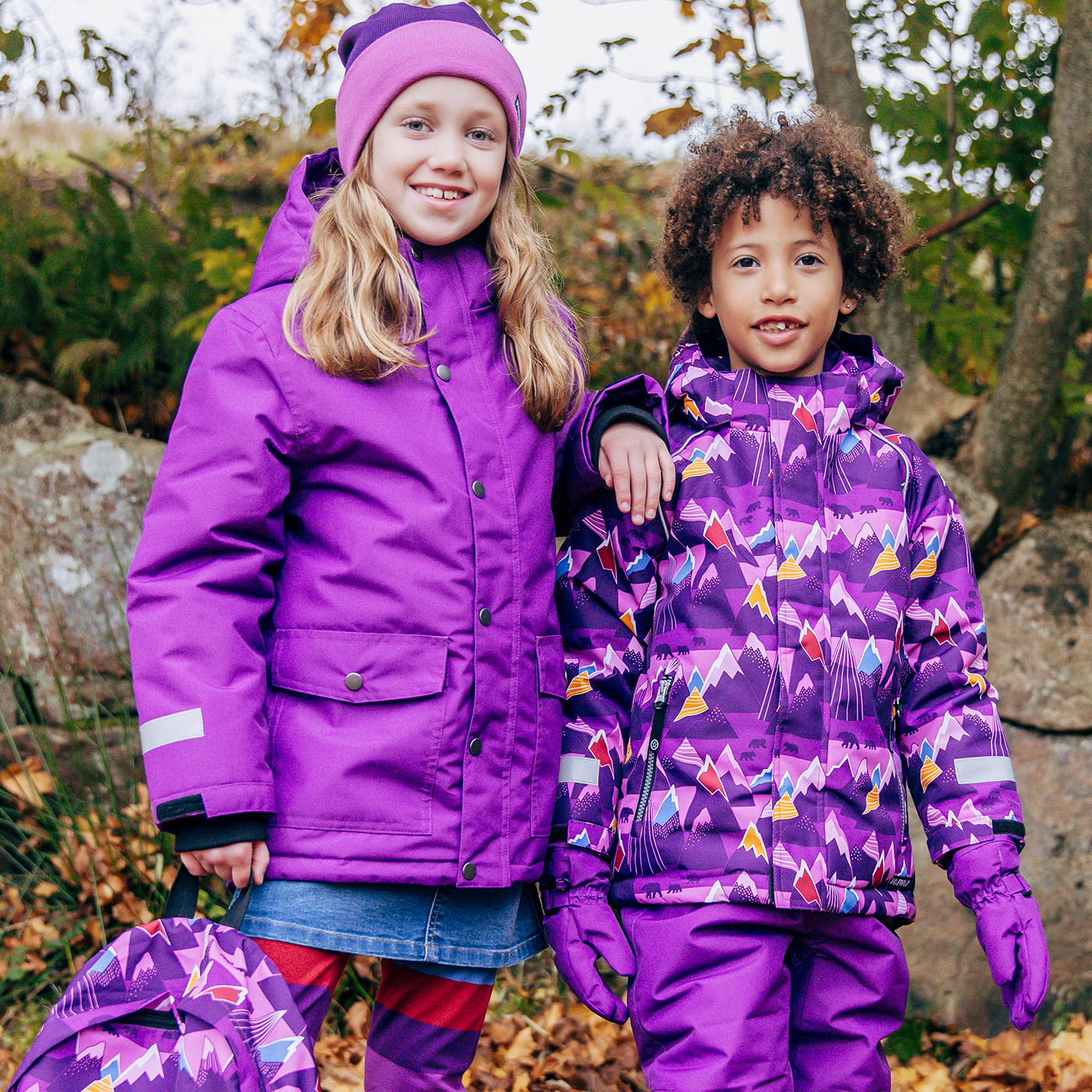 winter jacket MOUNTAIN DAHLIA | Jacket for children ✩ Villervalla®