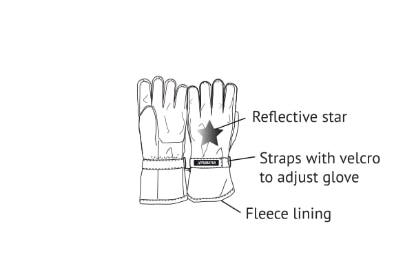 ski glove ATLANTIC - 3