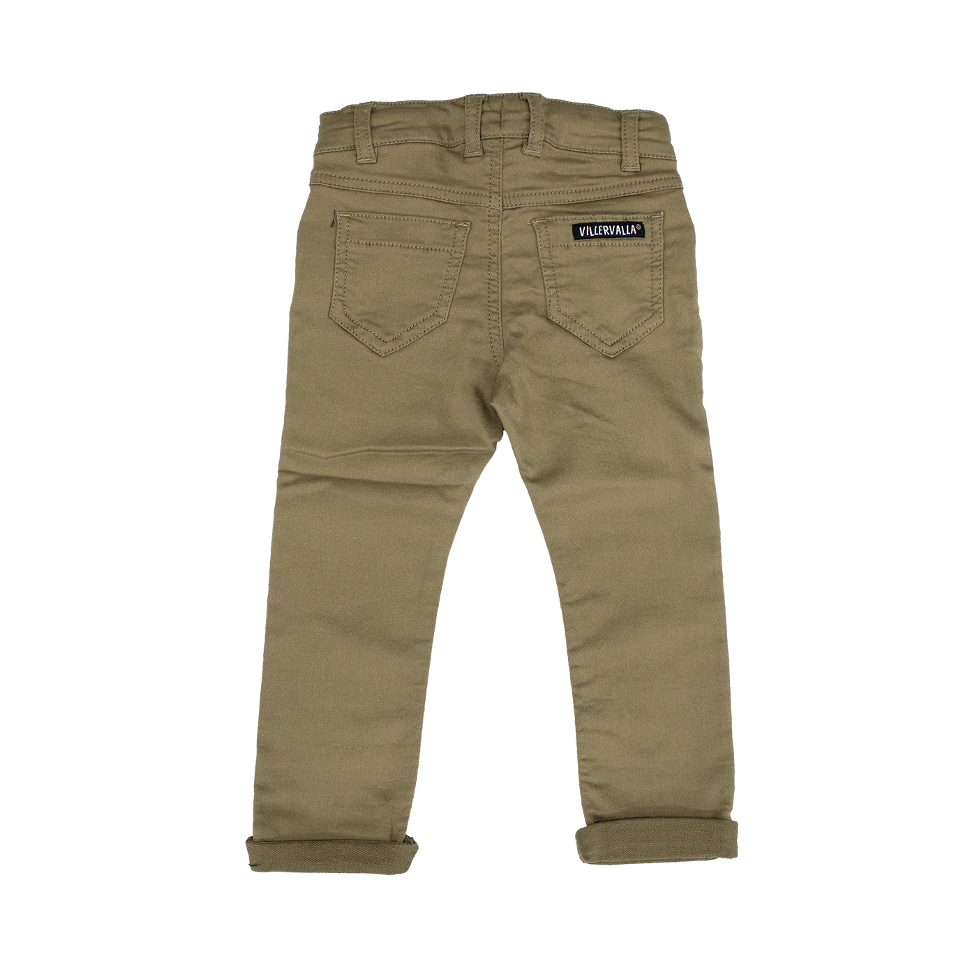 slim fit byxa SWEAT TWILL MUD - 2
