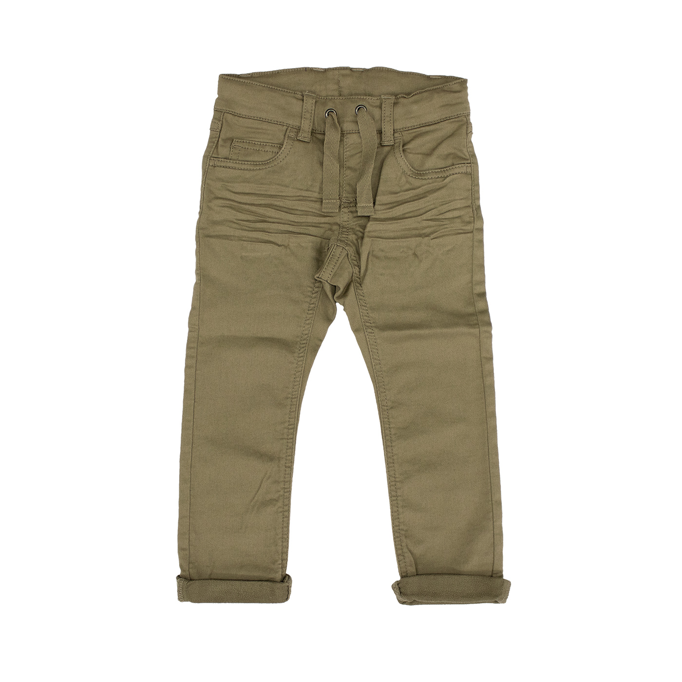 slim fit byxa SWEAT TWILL MUD