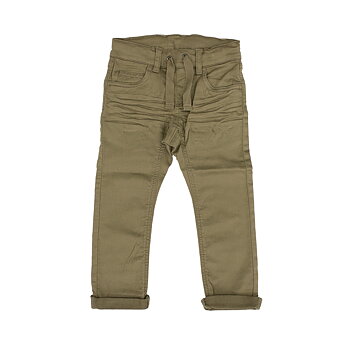 slim fit byxa SWEAT TWILL MUD