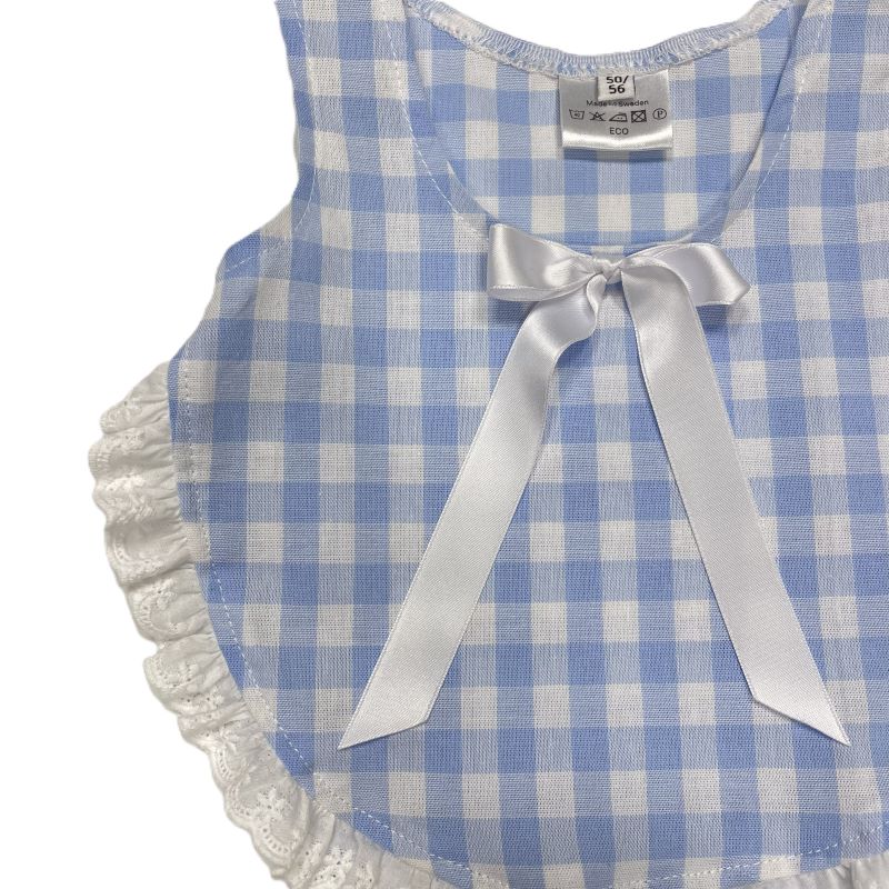 HAKKLAPPSKLÄNNING - LJUSBLÅ - 3