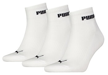 3-pack Puma Cushioned Quarter Valkoinen