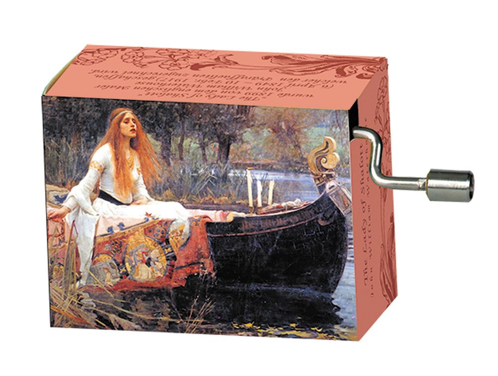 Spilledåse, Prærafaelitterne, Lady of Shalott/Für Elise. TEMA-produkt