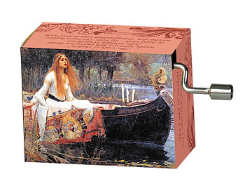 Spilledåse, Prærafaelitterne, Lady of Shalott/Für Elise. TEMA-produkt