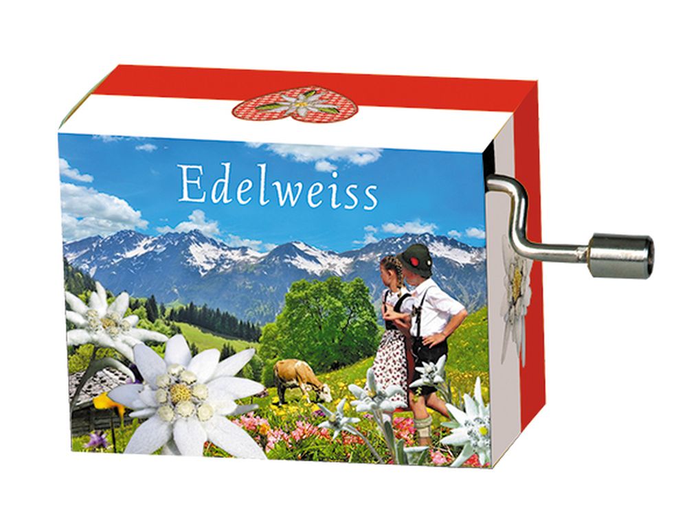Spilledåse, Edelweiss, Edelweiss. TEMA-produkt