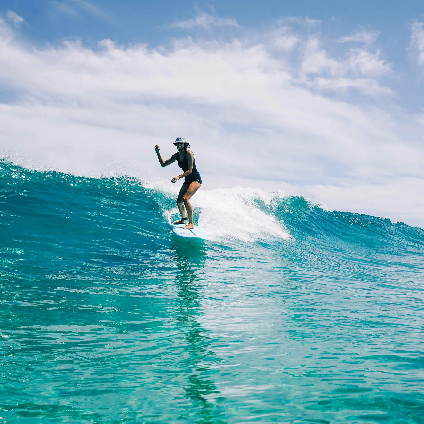 Ocean & Earth Indo Surf Hat Charcoal - 15