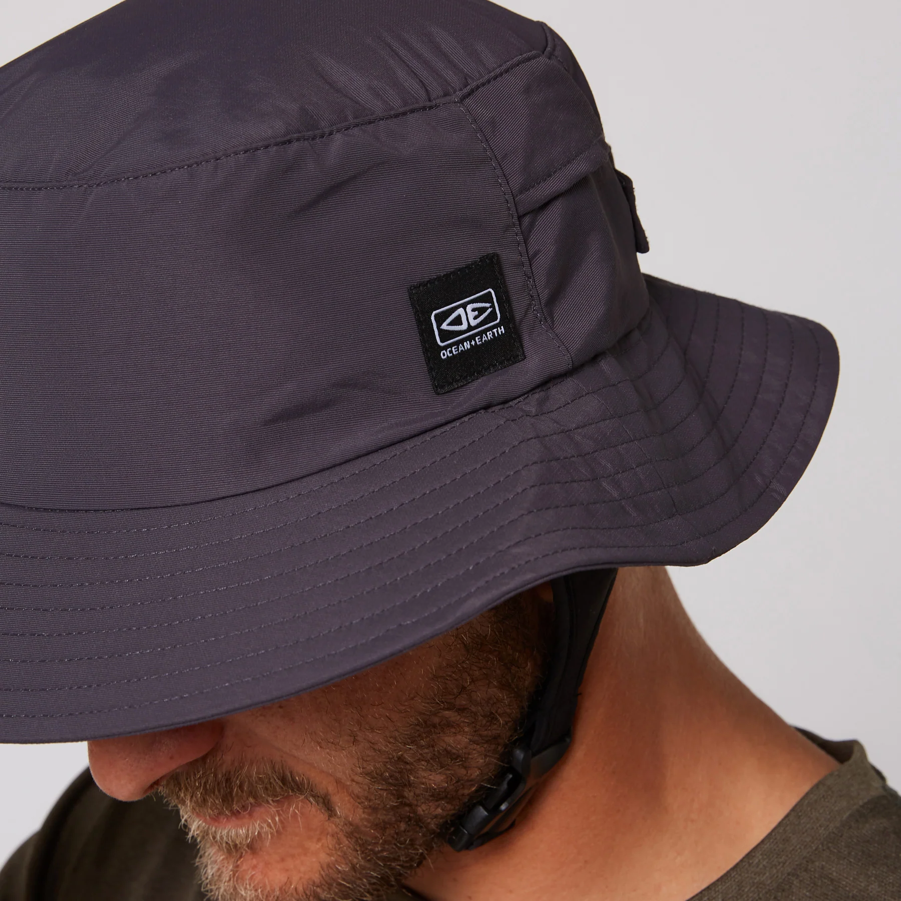Ocean & Earth Indo Surf Hat Charcoal - 8