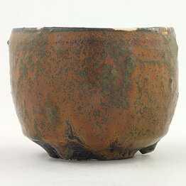 Isak Isaksson (2000s) Unique Chawan Bowl with Brown Glaze 10 cm #20